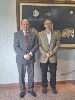 Ministro de la Autoridad Reguladora Radiológica y Nuclear (ARRN) se reúne con el Ministro Secretario Permanente del Consejo de Defensa Nacional (CODENA)