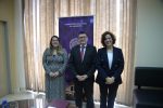 Scarlett Ihlau Oficial Gerente de Programas (PMO) del OIEA visita el IICS y se reúne con su Director