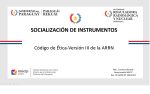 La ARRN promueve la cultura de integridad con la socialización del nuevo Código de Ética