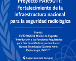 La ARRN fortalece las competencias de sus inspectores en tecnologías radiológicas avanzadas junto al OIEA.