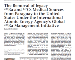 La ARRN posiciona a Paraguay en la élite científica internacional tras publicar el exitoso retiro de fuentes radiactivas del INCAN.